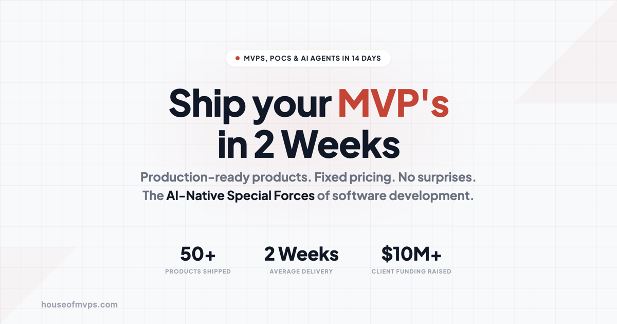 MVP Development Agency: 14 Days, Fixed Price, Validate to Scale ...